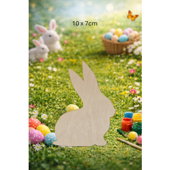 Królik 10cm, sklejka 3mm